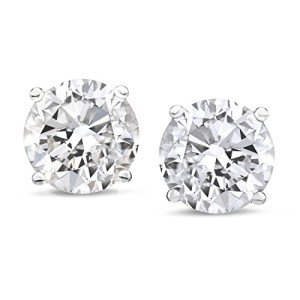 Lab Grown Diamond Stud Earrings, 1-10 Carats