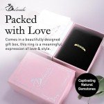 Belinda Jewels 10k Gold Diamond & Emerald Ring