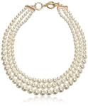 Anne Klein Gold-Tone Pearl Collar Necklace