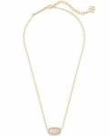 Kendra Scott Elisa Rose Quartz Pendant Necklace