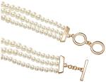 Anne Klein Gold-Tone Pearl Collar Necklace