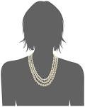 Anne Klein Gold-Tone Pearl Collar Necklace
