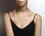 Miabella 925 Sterling Silver Diamond Cut Cuban Necklace
