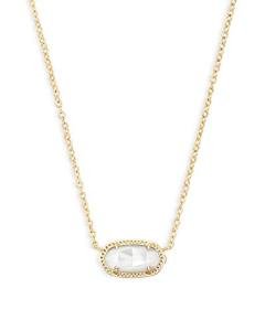 Kendra Scott Ivory Pearl Pendant Necklace 15" Chain