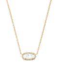 Kendra Scott Ivory Pearl Pendant Necklace 15" Chain
