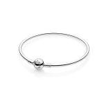 PANDORA Gold Ball Clasp Bangle Bracelet for Her