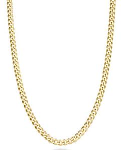 Italian 18k Gold Over Sterling Silver Cuban Link Necklace