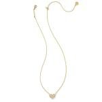 Kendra Scott Gold-Plated Heart Necklace with Crystals