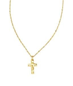 Kendra Scott Gold-Plated Cross Pendant Necklace