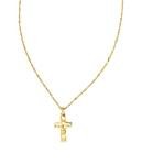 Kendra Scott Gold-Plated Cross Pendant Necklace