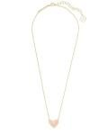 Kendra Scott Ari Heart Pendant Necklace in Gold