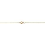 14k Yellow Gold Rope Chain Pendant Necklace 18