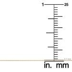 14k Yellow Gold Rope Chain Pendant Necklace 18