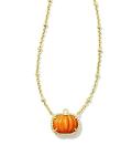 Kendra Scott Gold Pumpkin Pendant Necklace for Women