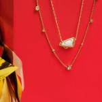 Kendra Scott Cheer Pendant Necklace in Gold