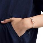 Swarovski Bow Bangle Bracelet with White Crystals