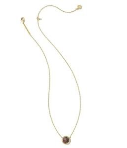 Kendra Scott Gold-Plated Basketball Pendant Necklace
