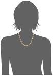 Anne Klein Gold Tone Pearl Necklace for Women
