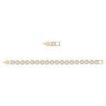 Swarovski Una Angelic Rose-Gold Tennis Bracelet