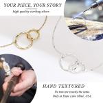 Inspirational Necklace for Women with Interlocking Rings