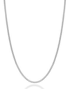 Miabella 925 Sterling Silver 2mm Box Chain Necklace