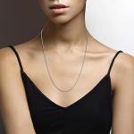 Miabella 925 Sterling Silver 2mm Box Chain Necklace