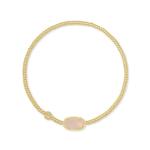Kendra Scott Grayson Stretch Bracelet in Gold Quartz