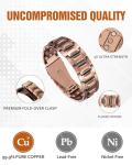 Men's Magnetic Copper Bracelets with Strong Clasp