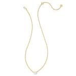 Kendra Scott 14k Gold-Plated White Crystal Necklace