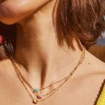 Kendra Scott Mini Elisa Gold-Plated Pendant Necklace