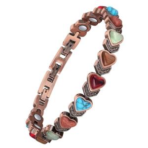 Copper Magnetic Bracelets for Women with 3800 Gauss