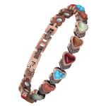 Copper Magnetic Bracelets for Women with 3800 Gauss