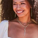 Kendra Scott 14k Gold-Plated White Crystal Necklace