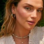 Kendra Scott Mini Elisa Gold-Plated Pendant Necklace