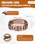 Men's Magnetic Copper Bracelets with Strong Clasp