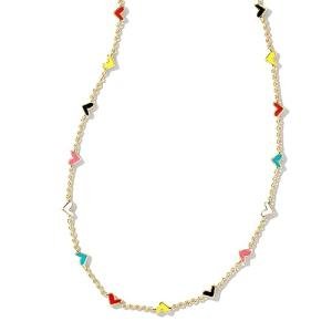 Kendra Scott Haven Heart Gold Strand Necklace