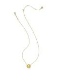 Kendra Scott Gold-Plated Softball Pendant Necklace
