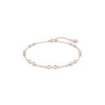 Swarovski Round Cut Rose Gold Bracelet Strand