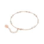 Swarovski Round Cut Rose Gold Bracelet Strand