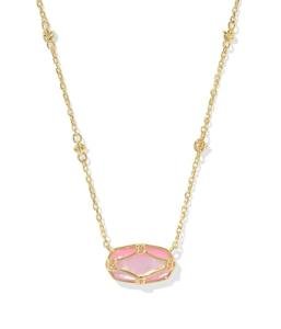 Kendra Scott Elisa Pendant Necklace in Gold Blush