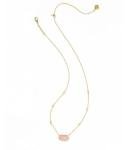 Kendra Scott Elisa Pendant Necklace in Gold Blush