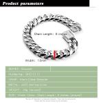 Men's 925 Sterling Silver Miami Cuban Link Bracelet