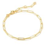 Kendra Scott Gold-Plated Paperclip Bracelet for Women