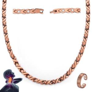 Vicmag Copper Magnetic Necklace for Men and Women