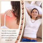 Vicmag Copper Magnetic Necklace for Men and Women