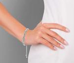 Miabella Italian Sterling Silver Byzantine Bolo Bracelet