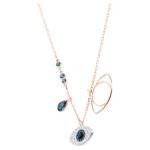 Swarovski Women's Evil Eye Pendant Necklace in Blue