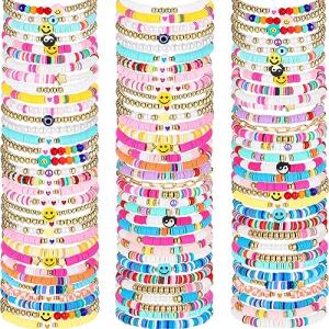 100 Colorful Beaded Surfer Bracelets Set