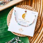 Lotus and Luna Dainty Chakra Healing Necklace