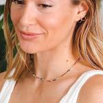 Lotus and Luna Dainty Chakra Healing Necklace